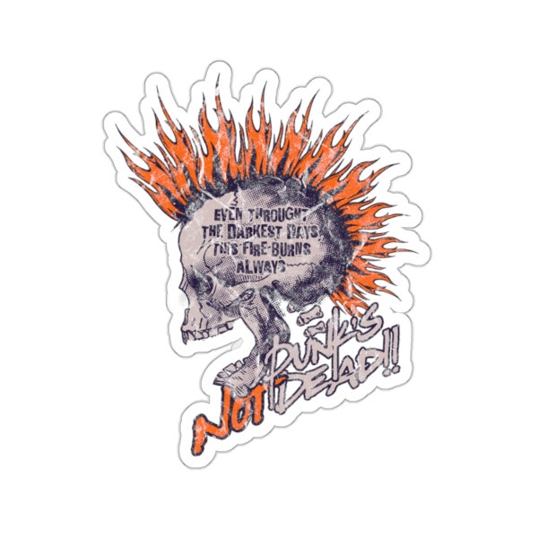 Punk Sticker, Anarchy Sticker, Anarchist Stickers, Rocker Stickers, Kiss-Cut Stickers