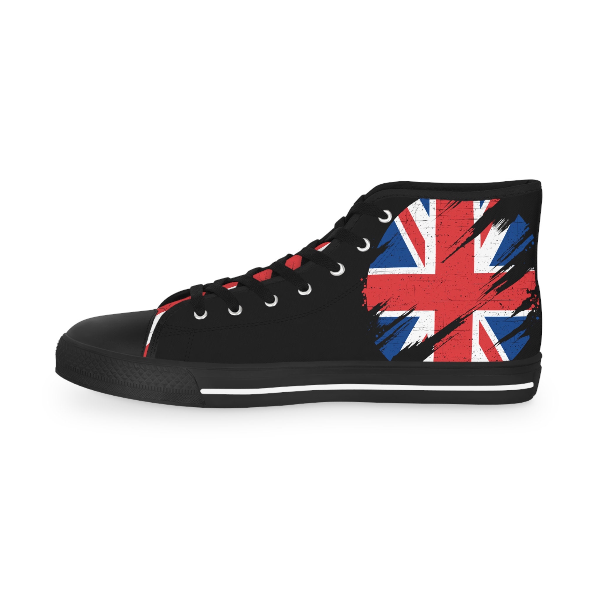 Punk Rock Shoes, Punk Sneakers, British Flag Shoes, Anarchy Shoes, Men ...