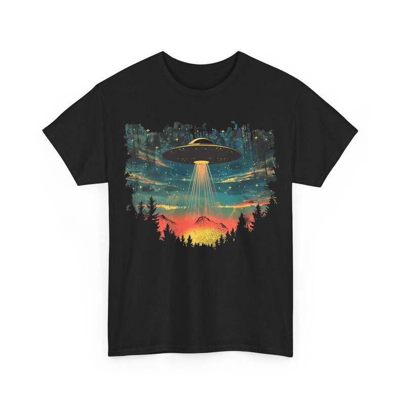 UFO T Shirt Flying Saucer T Shirt Alien T Shirt Cool Roswell New Mexico Tee X-Files Weird Science Geek Storm Area 51, image 2