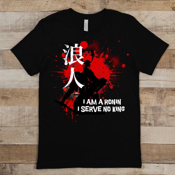 Samurai, Samurai Tee Shirt, Ronin Tee Shirt, Samurai Shirt, Unisex Softstyle T-Shirt