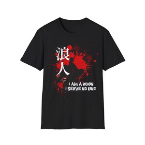 Samouraï, T-shirt samouraï, T-shirt Ronin, Chemise samouraï, T-shirt souple unisexe image 2