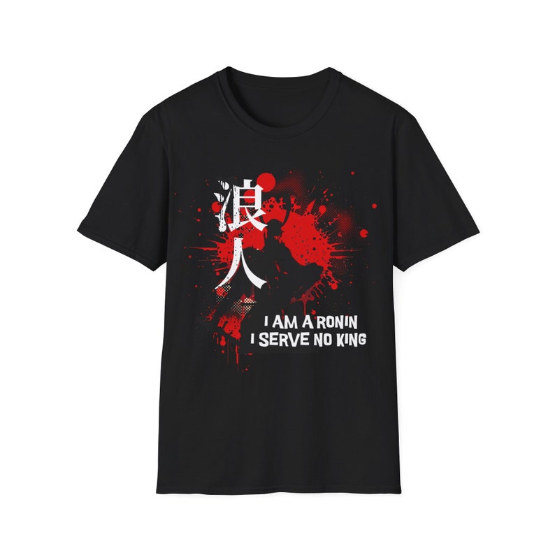 Samouraï, T-shirt samouraï, T-shirt Ronin, Chemise samouraï, T-shirt souple unisexe image 2