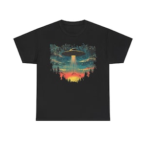 UFO T Shirt Flying Saucer T Shirt Alien T Shirt Cool Roswell New Mexico Tee X-Files Weird Science Geek Storm Area 51, image 3