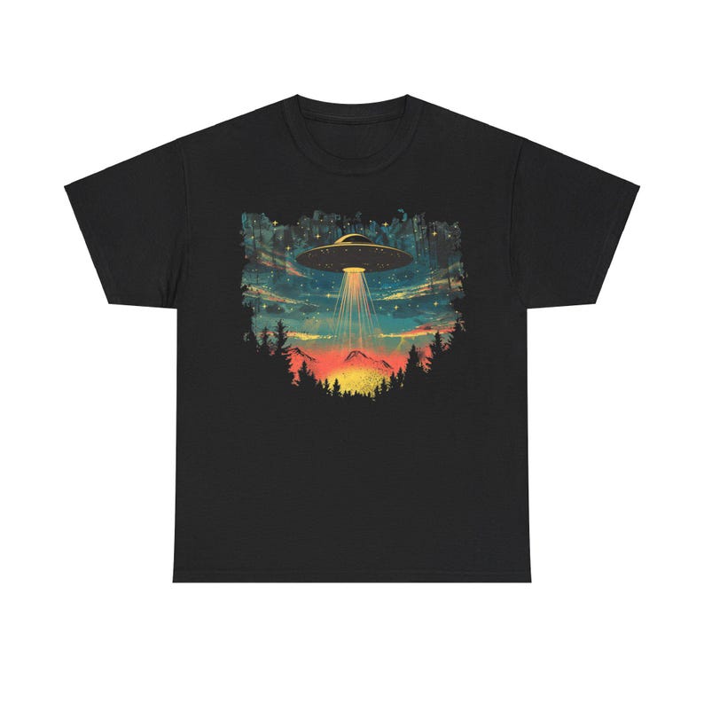 UFO T Shirt Flying Saucer T Shirt Alien T Shirt Cool Roswell New Mexico Tee X-Files Weird Science Geek Storm Area 51, image 3