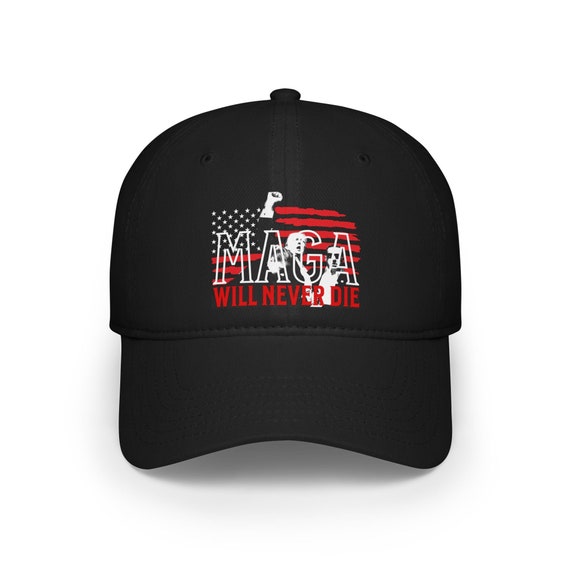 Trump Shooting Cap MAGA Hat MAGA Will Never Die Cap Donald Trump Cap Low Profile Baseball Cap Etsy UK