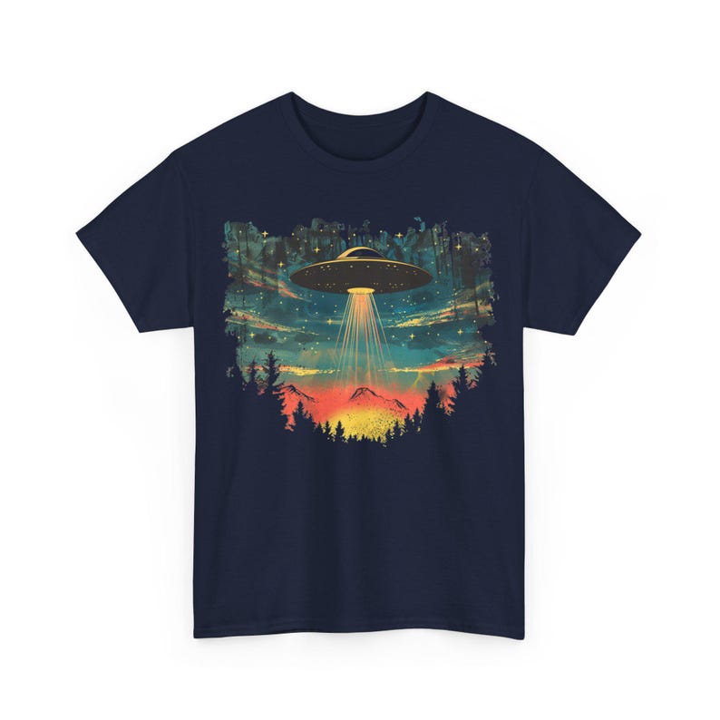 UFO T Shirt Flying Saucer T Shirt Alien T Shirt Cool Roswell New Mexico Tee X-Files Weird Science Geek Storm Area 51, image 5