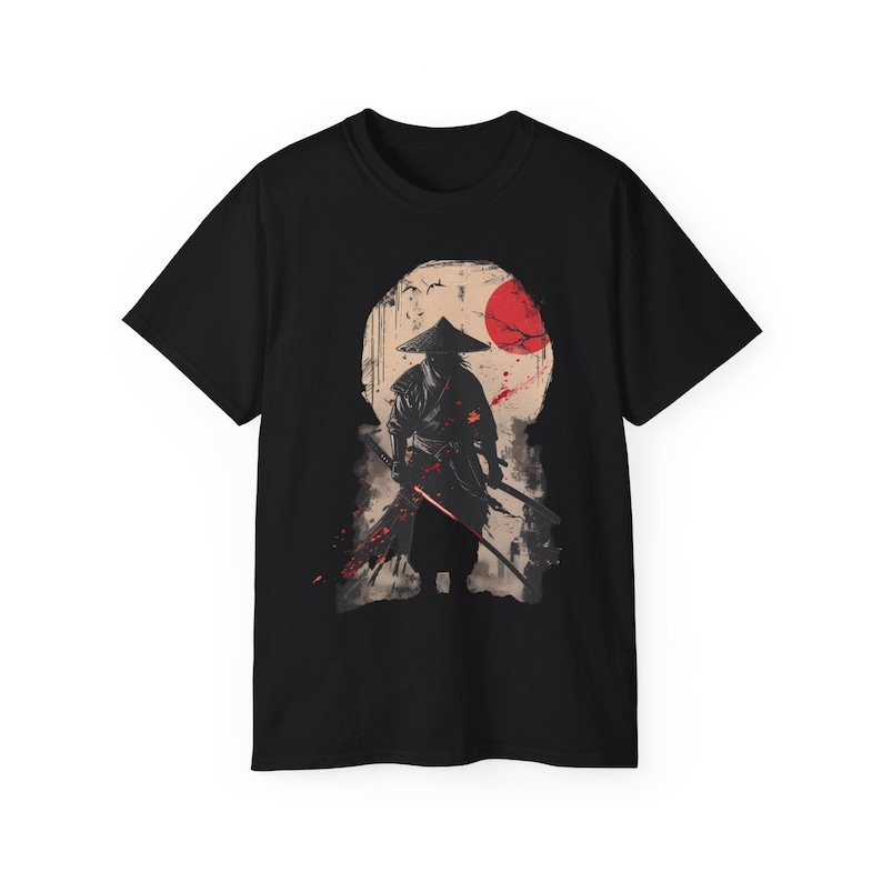 Samurai T-shirt, Ronin Shirt, Warrior T-shirt, Unisex Ultra Cotton Tee ...