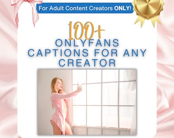 Paquete de más de 100 subtítulos de Onlyfans, Reddit y redes sociales