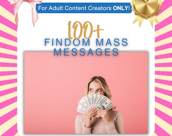 Más de 100 mensajes masivos de Findom para Onlyfans, Reddit, redes sociales, etc.