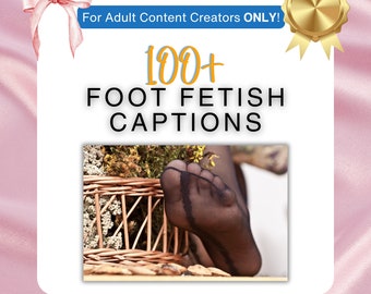 Más de 100 subtítulos de fetiches de pies para redes sociales, Reddit, Onlyfans, etc.
