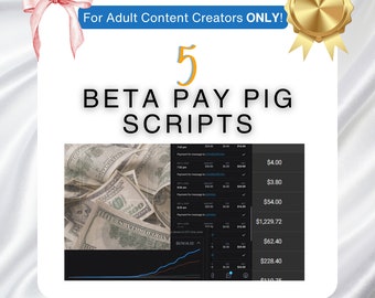 Paquete de 5 guiones Beta Pay Pig Humillation Findom/Dominación financiera