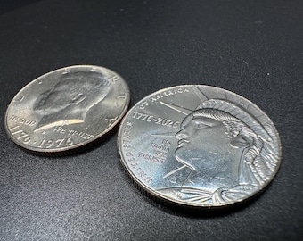 2026 & 1976 Half Dollar Set Commemorative BU 2026 Liberty Half Dollar + AU 1976 Kennedy Half Dollar 250 Years of America Free Shipping