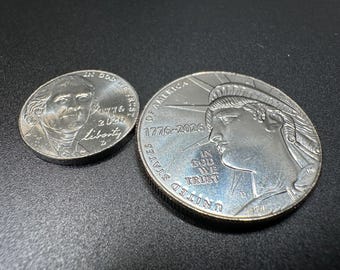 2026-D 250th Commemorative Coin Set BU Semiquincentennial Half Dollar & Jefferson Nickel 1776-2026 Dual Date Denver Mint Coins Free Shipping
