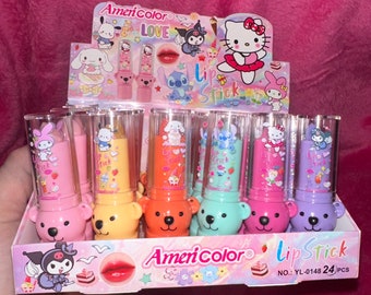 Teddy bear Sanrio lipsticks