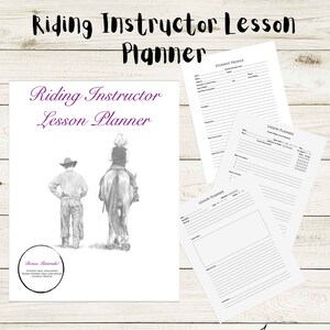 Riding Instructor Lesson Planner
