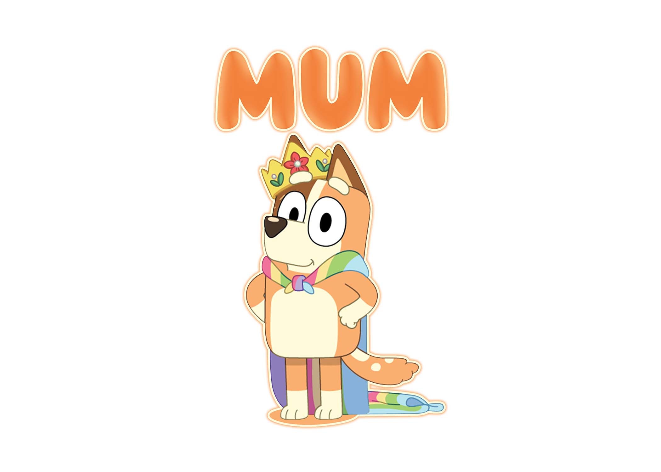 Bluey Mum Png Bluey Father's Day Png Bluey Bandit Heeler Etsy