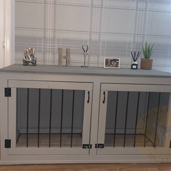 Custom size wooden dog kennel / crate / house