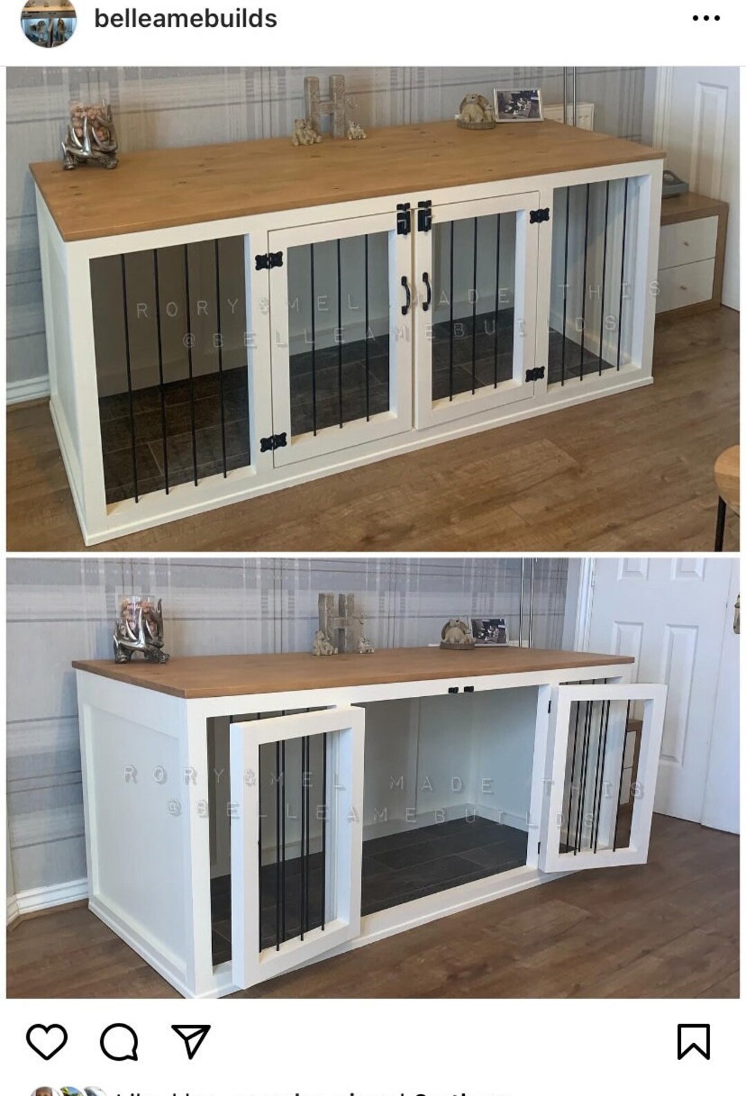 Wooden Dog Crate Furniture - Etsy