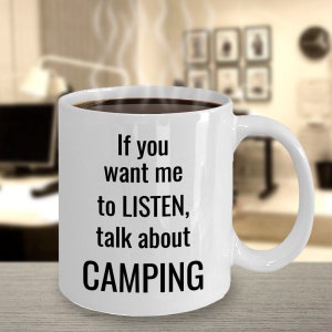 Camping Coffee Cup, Camping Lovers Mug, Mom Camping Mug, Mugs Ceramic Camping, Custom Camping Mug, Camping Mugs, Camping Themed Gift