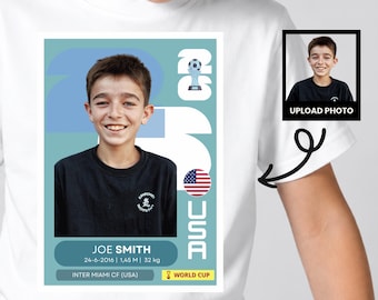 World Soccer 2026 Kids Shirt: Sticker Album Inspired tee, World cup sticker Collection T-shirt, Youth Toddler Game Usa Flag Clothing