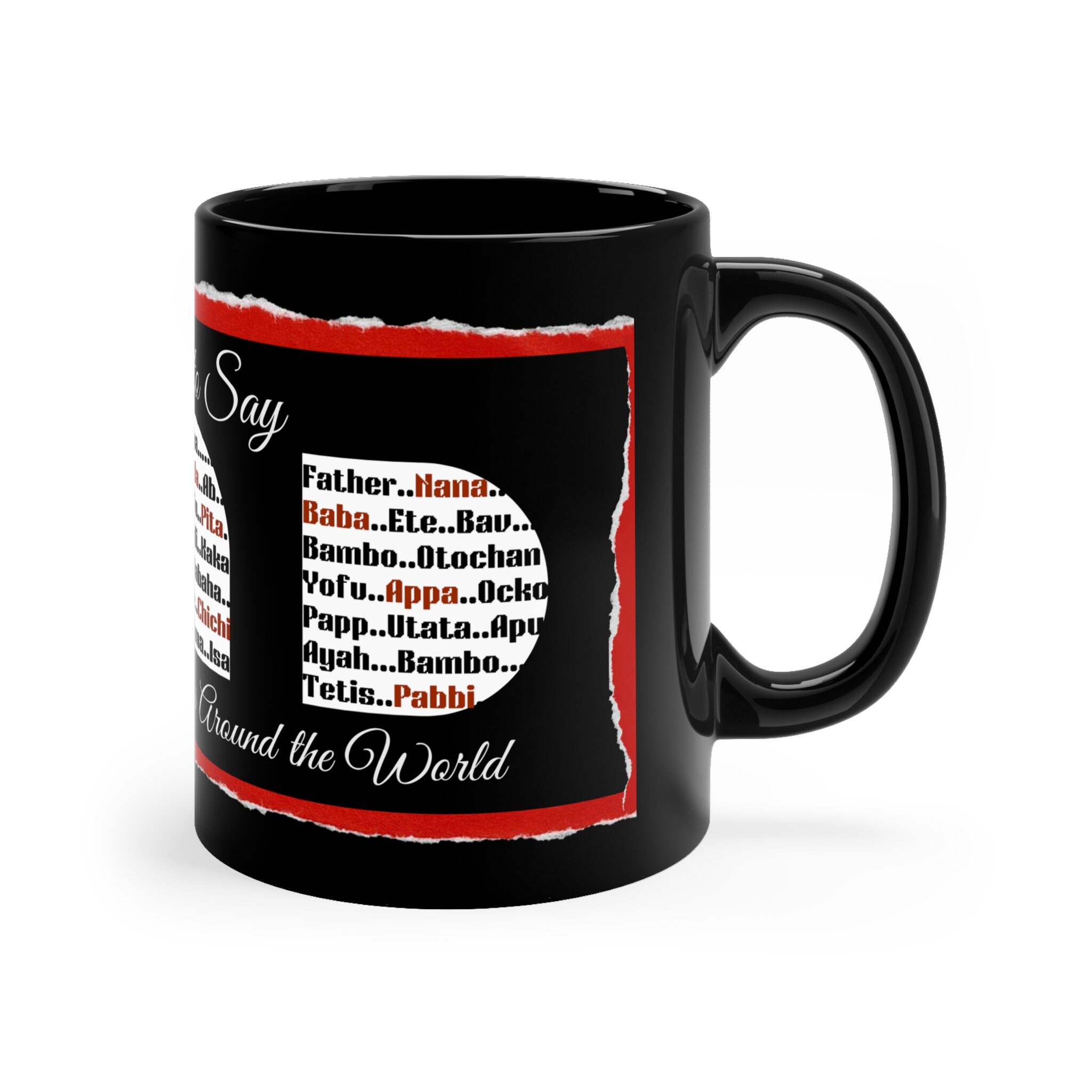 How To Say Dad In Different Languages Mug For Daddy Dad s Day Mug