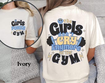 Girls Who Lift Gym Shirt: Motivational Fitness Tee