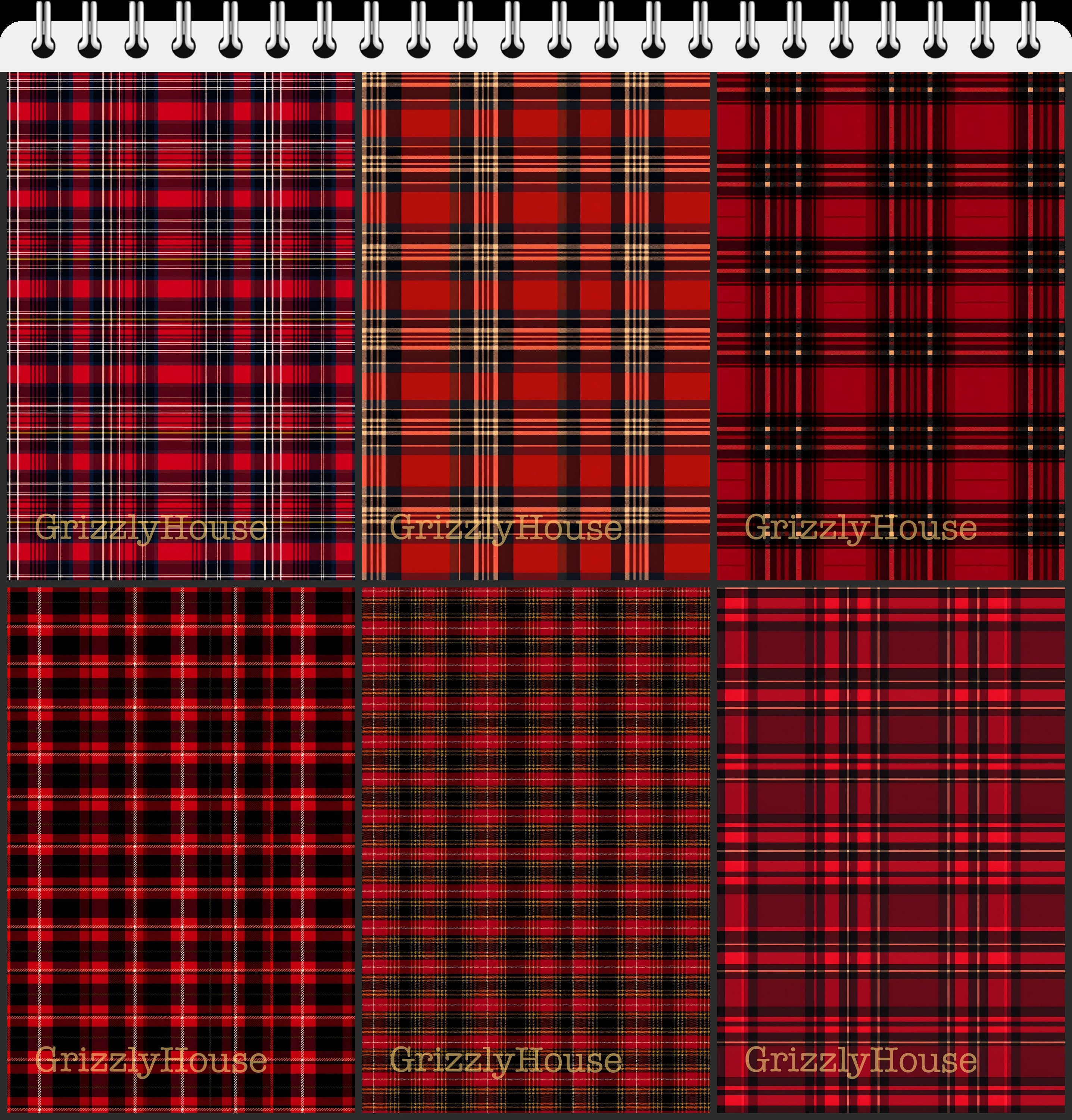 Scottish Tartan Plaid Seamless Pattern Digital Paper JPG Instant ...