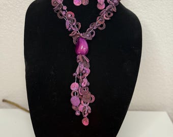 Indigenous Artisan. South America. Ethnic Jewelry. Handmade Jewelry Set.