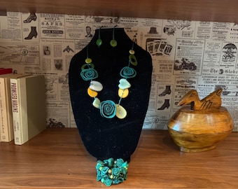 Eco friendly Jewelry Set: Indigenous Artisan Natural Materials