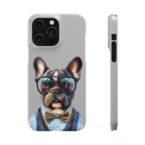 The Sexy Geek - Hipster French Bulldog - Snap Cases - Cell Phone Case - Frenchie - Bulldogs