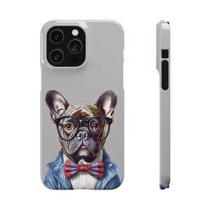 The Money - Hipster French Bulldog - Snap Cases - Cell Phone Case - Frenchie - Bulldogs