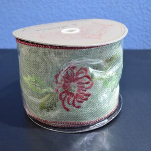 Ribbon, D. Stevens 4 Inch Embroidered, 10 Yards – New