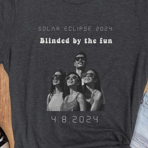 Sonnenfinsternis 2024 | Blinded by the Fun Group Tee, Sonnenfinsternis-T-Shirt, Eclipse-T-Shirt, Lehrer-T-Shirt für Wissenschaft