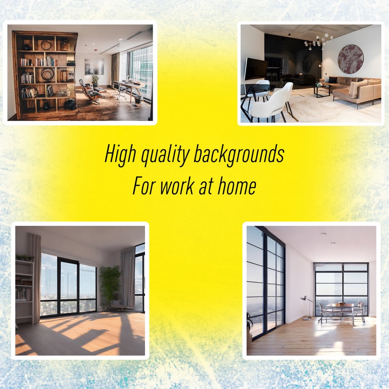 Blurry Zoom Background for Virtual Meetings Home Office Gaming or Skype