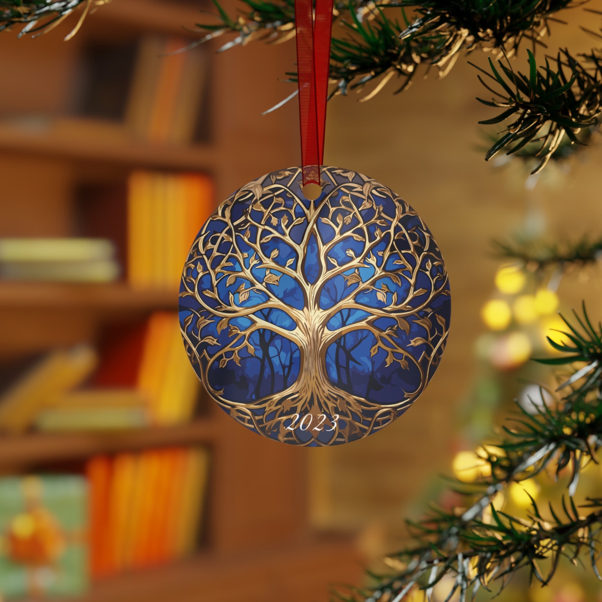 Tree of Life Ornament Tree of Life Stained Glass Style Ornament New