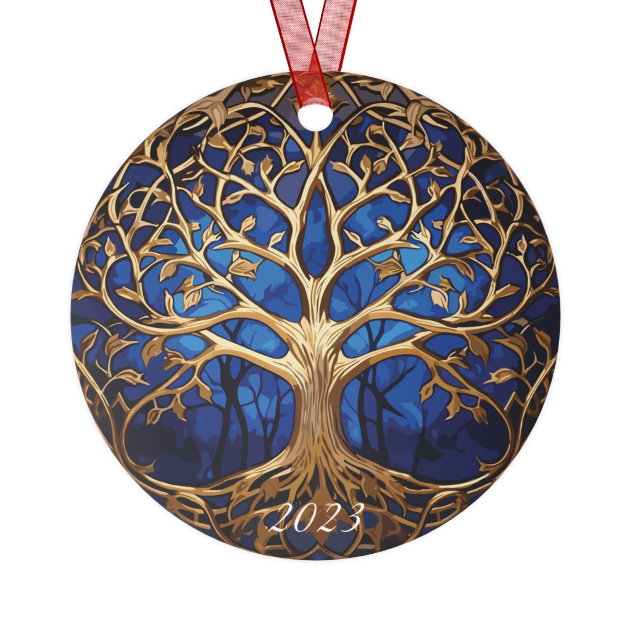 Tree of Life Ornament Tree of Life Stained Glass Style Ornament New