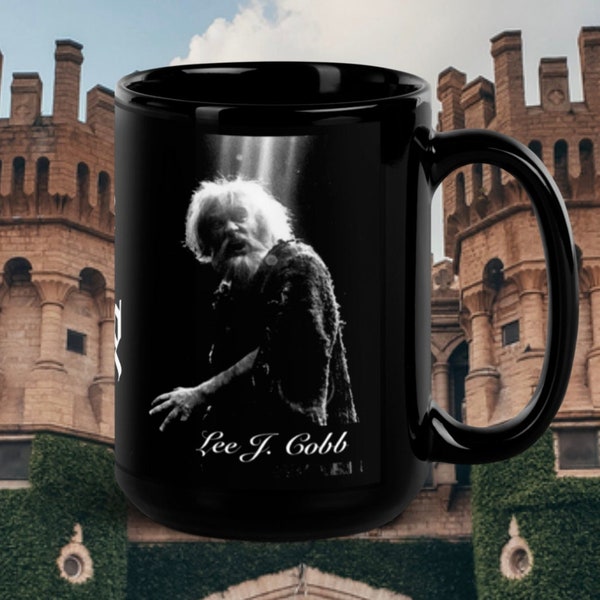 Famous Actor Mug, Lee J Cobb, Gift For Movie Buffs, Classic Film Lovers, Shakespeare Gift, Broadway Theatre, Academy Award Nominee