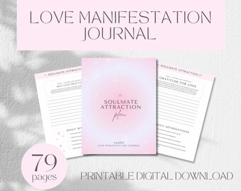 Soulmate Attraction Journal: 6-Week Guided Workbook (Digital Download)