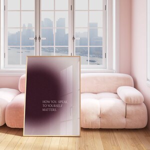 Inspirational Motivational Quote Wall Art Print Aura Aesthetic Room ...