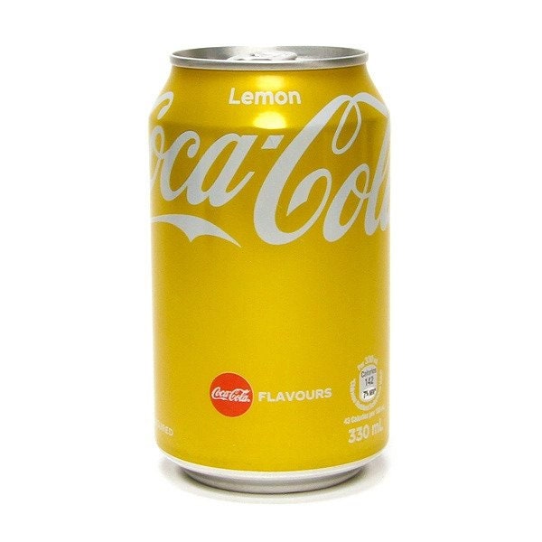 Coca Cola Lemon Yellow Can Exotic Drink (china) 330 Ml RARE - Etsy