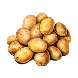 pile of potatoes clipart - 12 High Quality JPGs - instant Download - Card Making, invitations, journals, Scrapbooking, Junk journals
