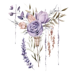 Dried flowers clipart - 12 High Quality JPGs - instant Download - Card Making, invitations, journals, Scrapbooking, Junk journals