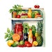 Vintage Refrigerator Clipart - 12 High Quality Jpgs - Instant Download ...