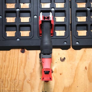 Milwaukee M18 Fuel Sawzall (2721-20, 2821-20, & 2822-20 One Key) Packout Wall Mount