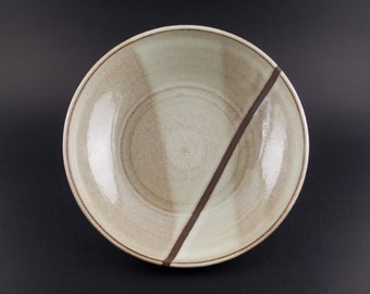 Handmade Ceramic Bowl | Serving Bowl | Striped | Clay Bowl | Handmade Pottery
