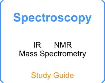 Spettroscopia - Guida allo studio per / infermieristica / scuola infermieristica / pre-medicina / MCAT / pacchetto completo di corsi / scienze della vita / scienze della salute