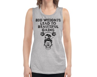 LADIES GYM SHIRT Big Weights Ladies’ Muscle Tank