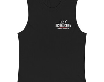 Lies N Destruction - Guns N Roses Tribute Unisex Muscle Shirt