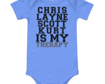 Grunge Is my Therapie Baby Kurzarm Einteiler