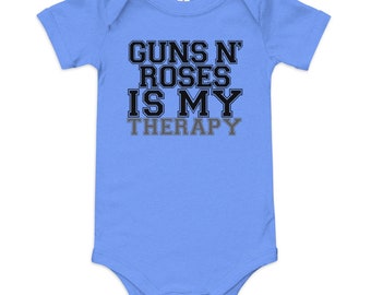Guns N Roses Therapy Baby short sleeve one piece